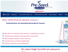 Tablet Screenshot of preseed.com.tr